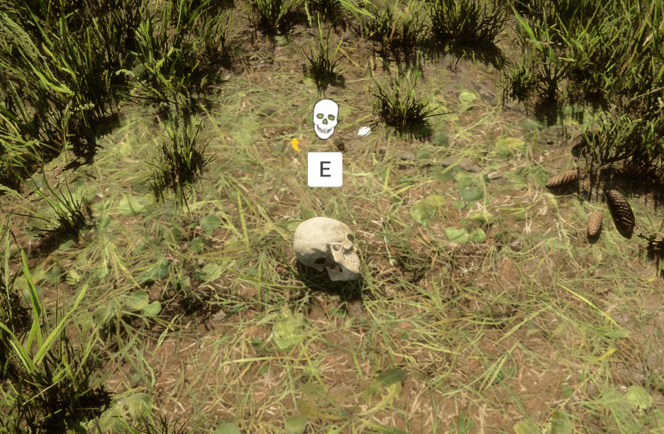 skull on the ground sons of the forest wiki entry