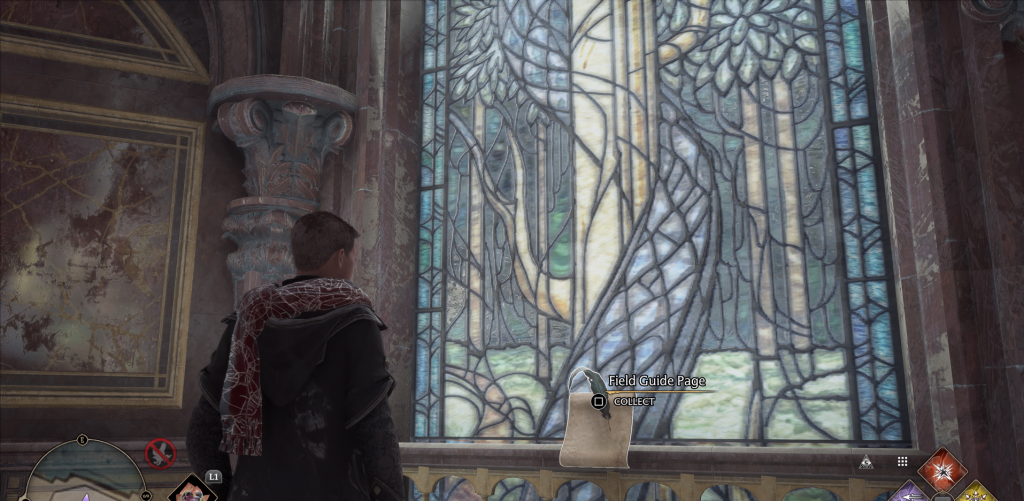 hogwarts legacy field guide serpentine beast window