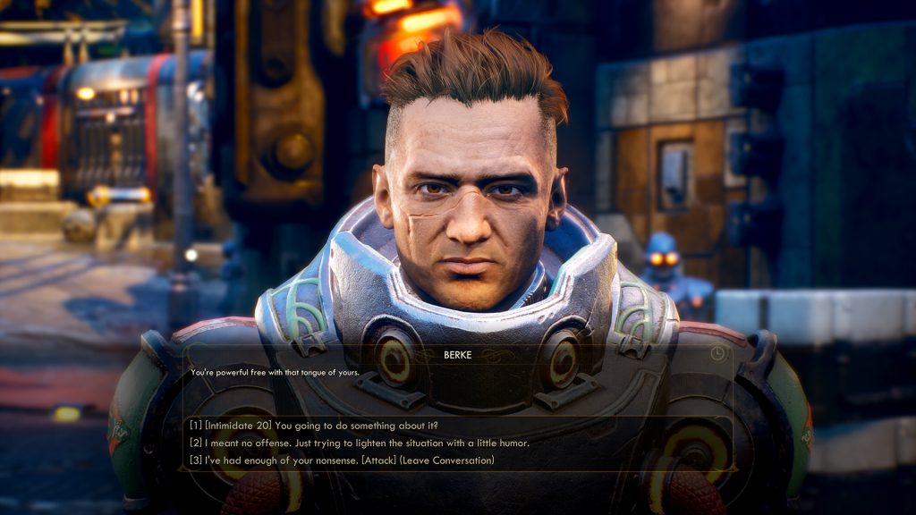 the outer worlds dialogue