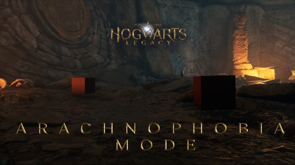 unofficial arachnophobia mode community mod for hogwarts legacy