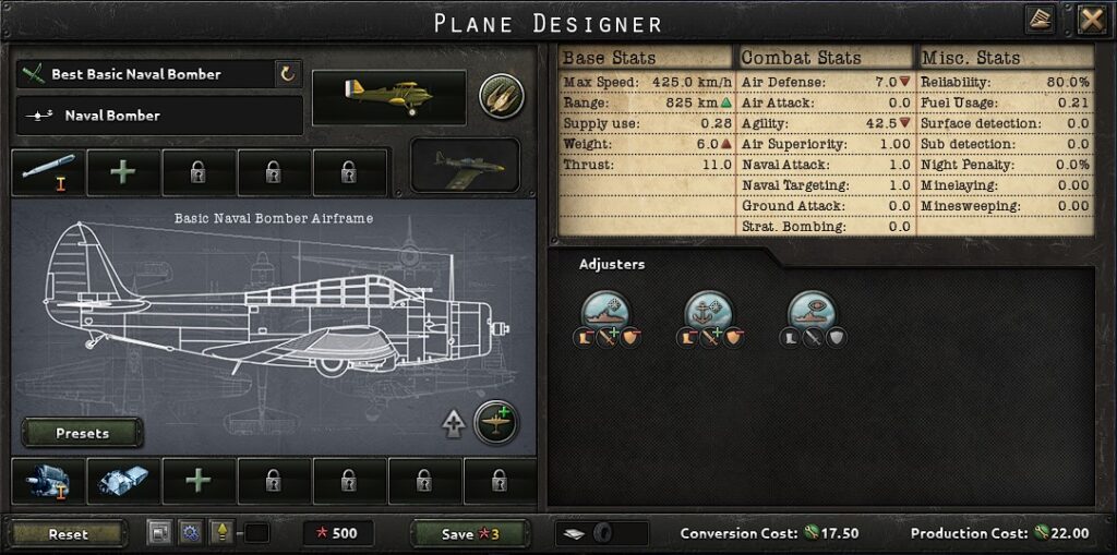 hearts of iron 4 best planes best basic naval bomber