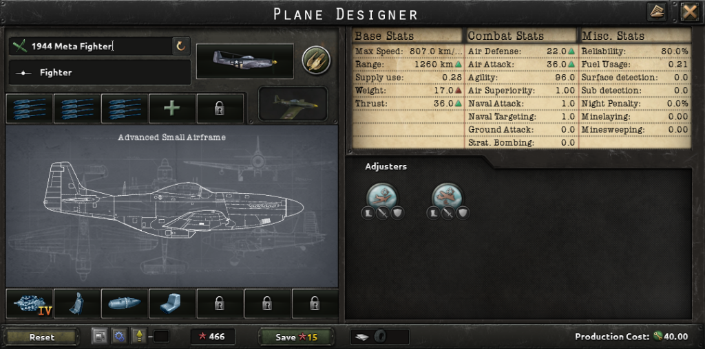 hoi4 best plane 1944 fighter