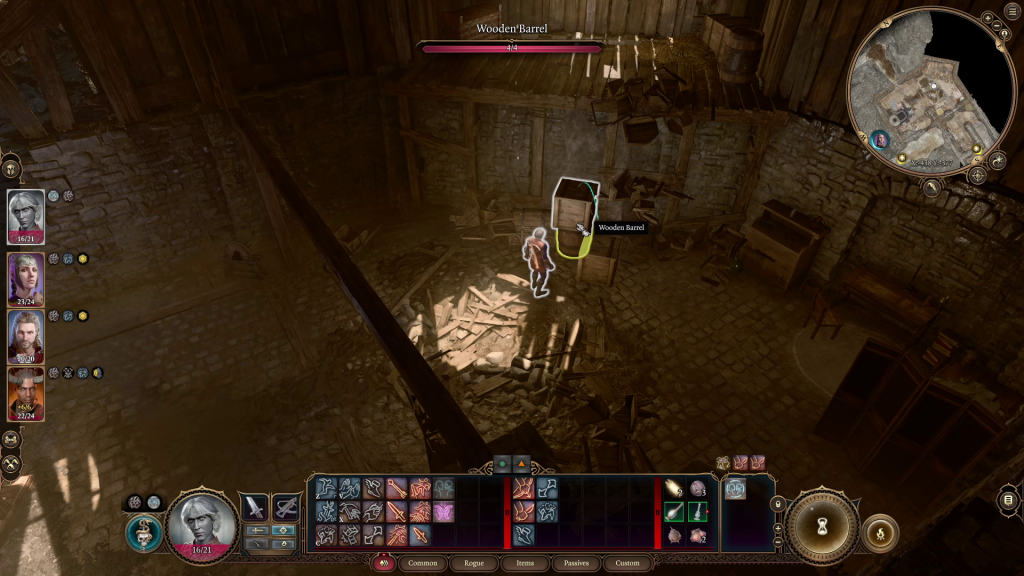 baldurs gate 3 stacking guide moving object with mouse