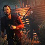 nicolas cage running from trapper dead by daylight dlc