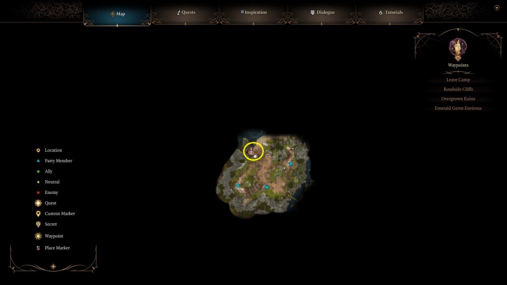 withers on map in camp baldurs gate 3 v2