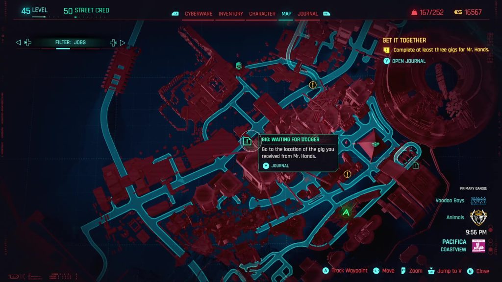 cyberpunk pl iconic weapons volkadav mission on map