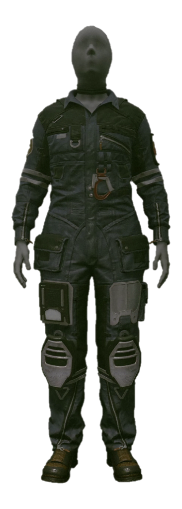 Blue UC Leather Jumpsuit - Starfield - EIP Gaming