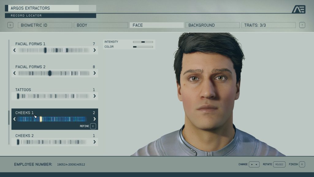 starfield character creation face cheeks color