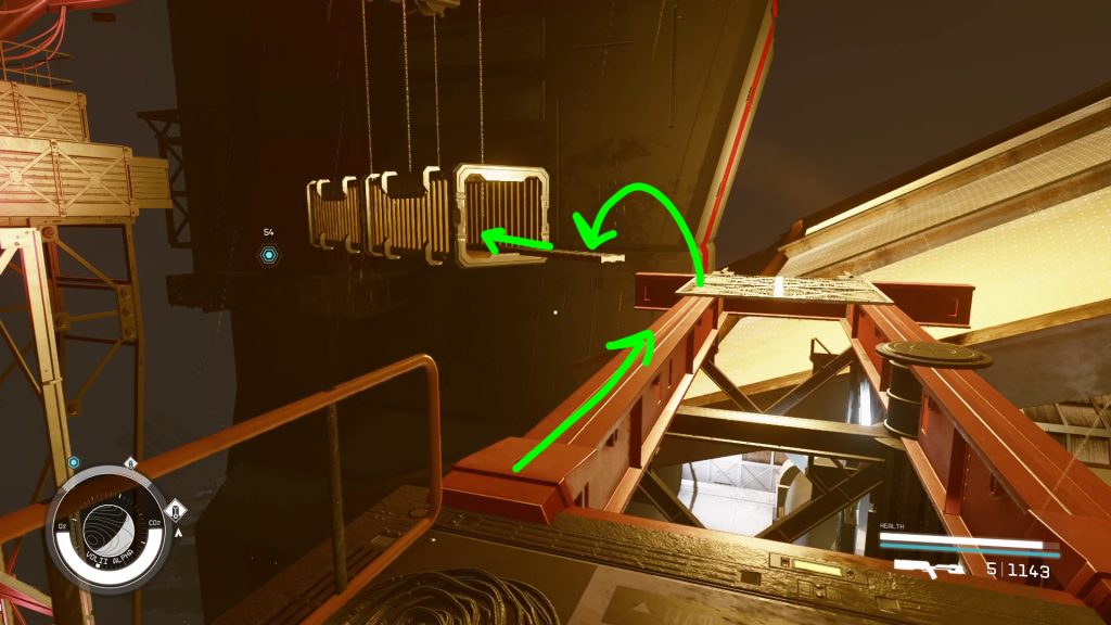 crane bridge background checks starfield mission walkthrough