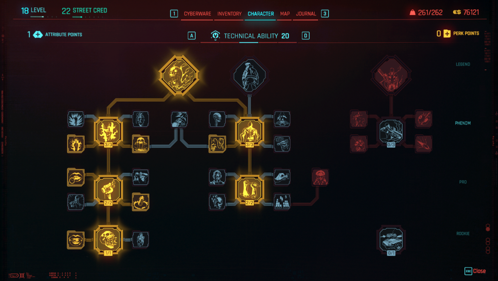 Technical Ability Perks Guide – Cyberpunk 2077