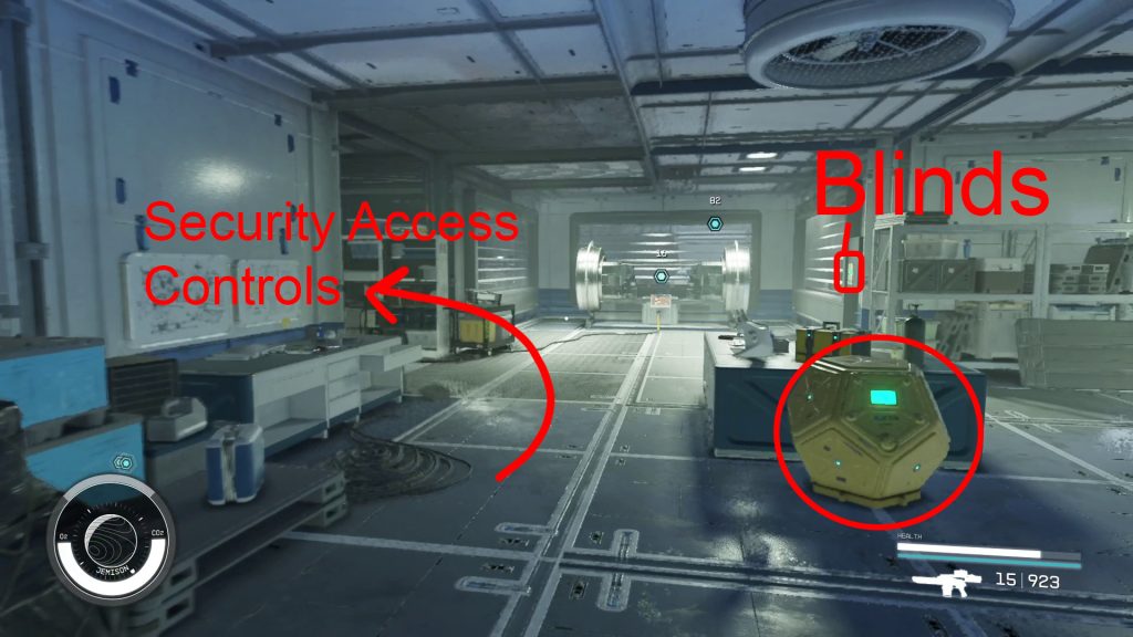 security access controls sabotage starfield mission walkthrough