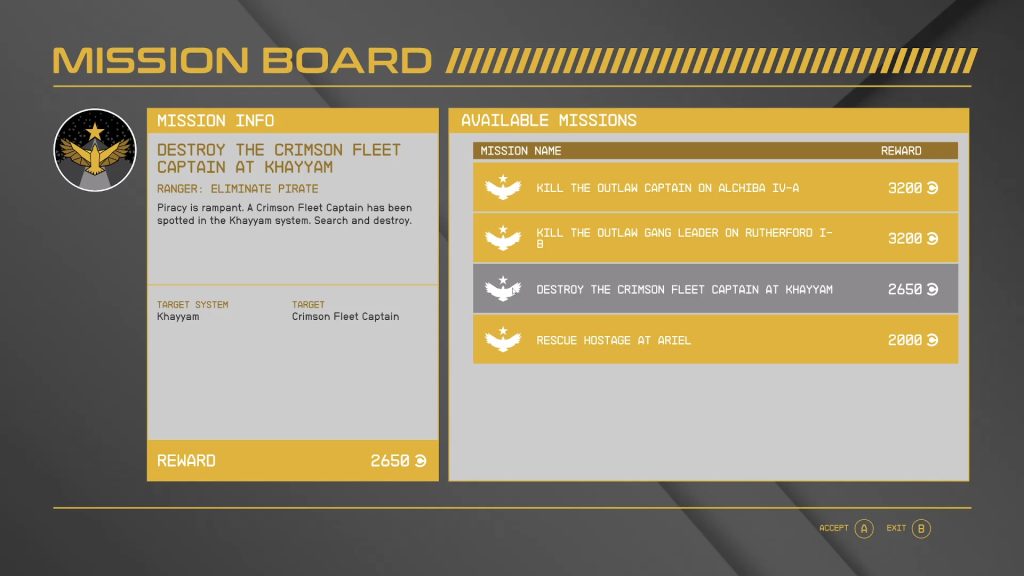 starfield freestar rangers deputized mission board