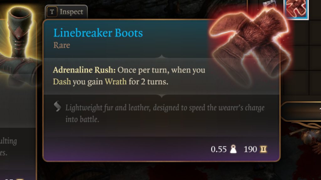 baldurs gate 3 screenshot shatteredsanctum boots