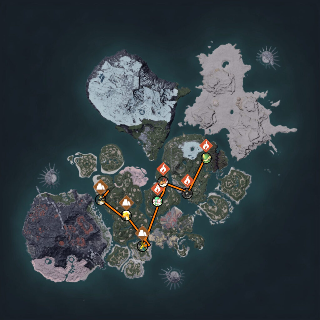 palworld alpha level grinding map expert