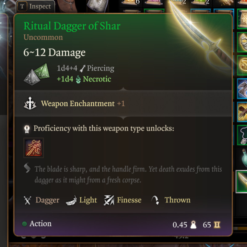 baldurs gate 3 screenshot reithwintown ritualdagger