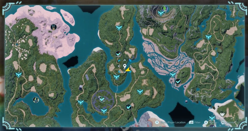 palworld devout's mineshaft map