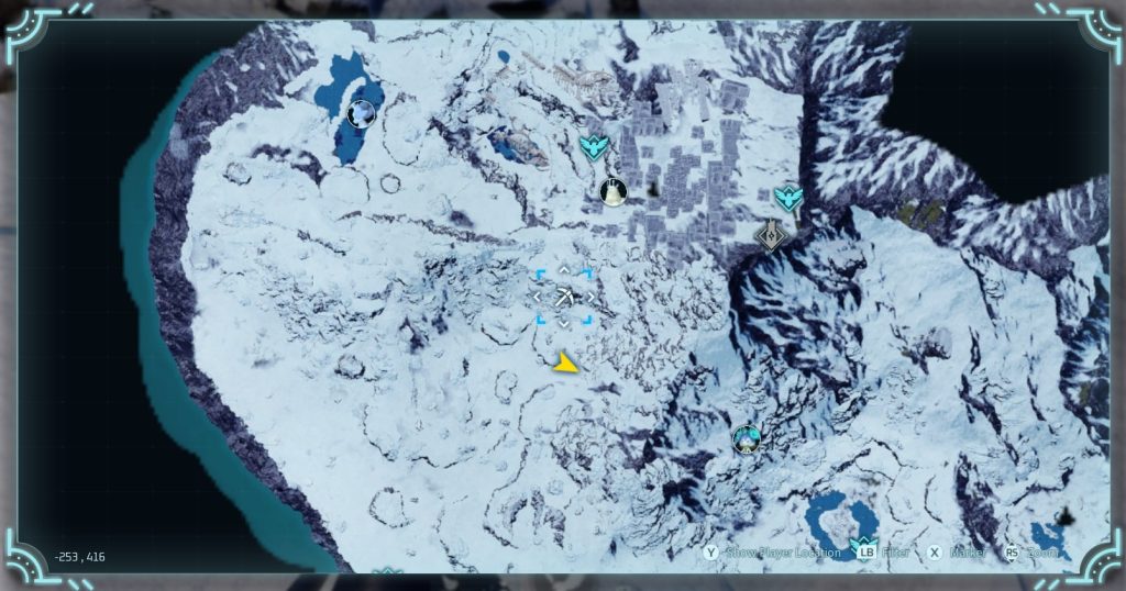 palworld land of absolute zero quartz map