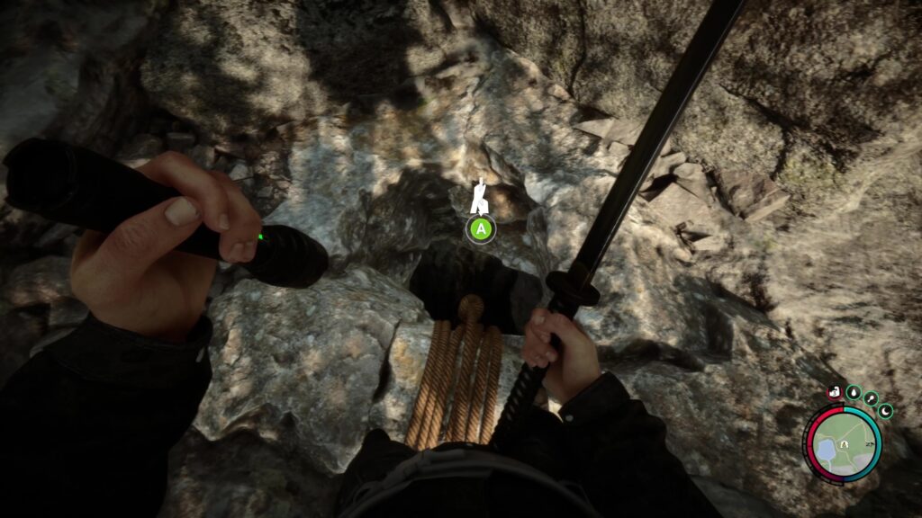 sons of the forest artifact pieces article pickaxe cave entrance