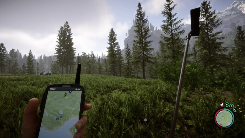 sons of the forest v1 map and locations article blue golf cart icon