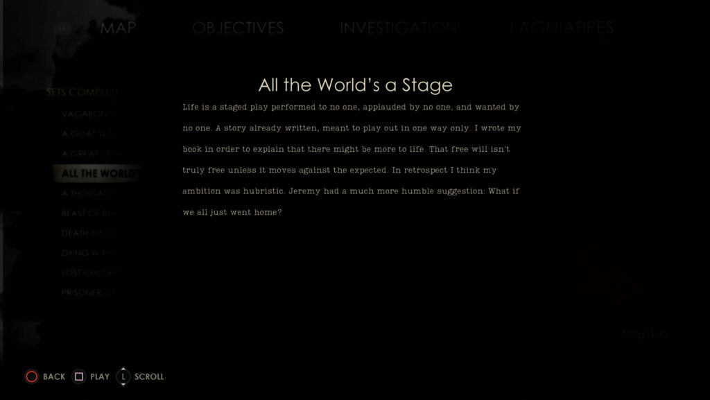 alone in the dark all the worlds a stage bonus text