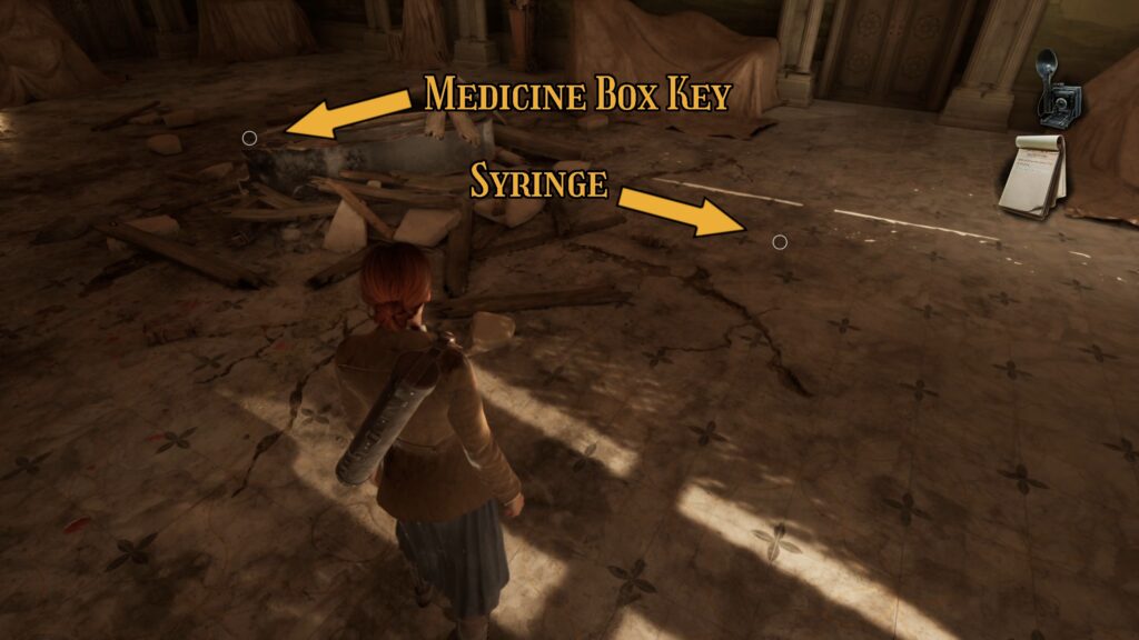 alone in the dark chapter 2 34 1 syringe and medicine box key