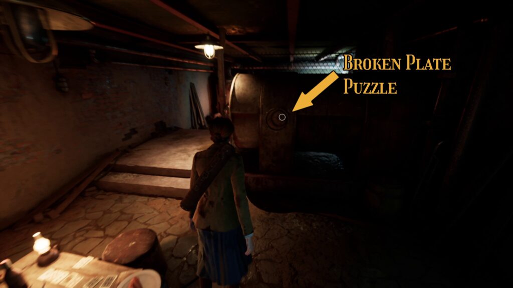 alone in the dark chapter 2 46 2 broken plate puzzle