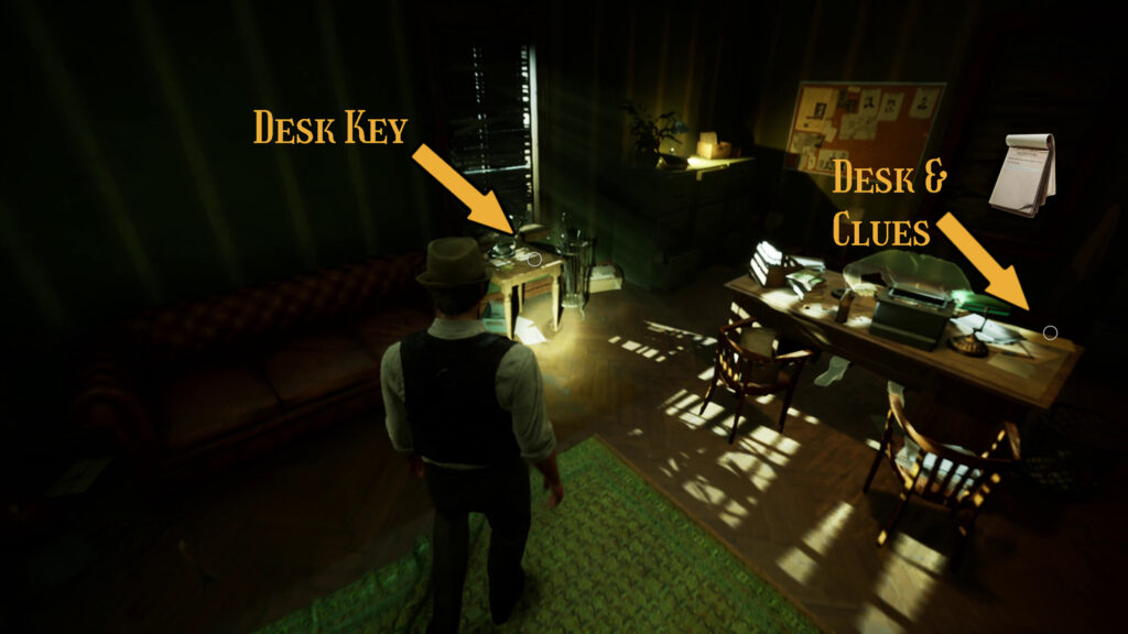 alone in the dark chapter 4 graves 27 1 desk and notes