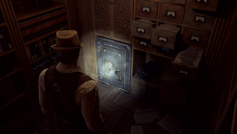 alone in the dark clerk's office safe puzzle