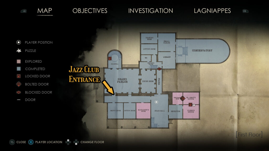 alone in the dark jangling shaker jazz club map