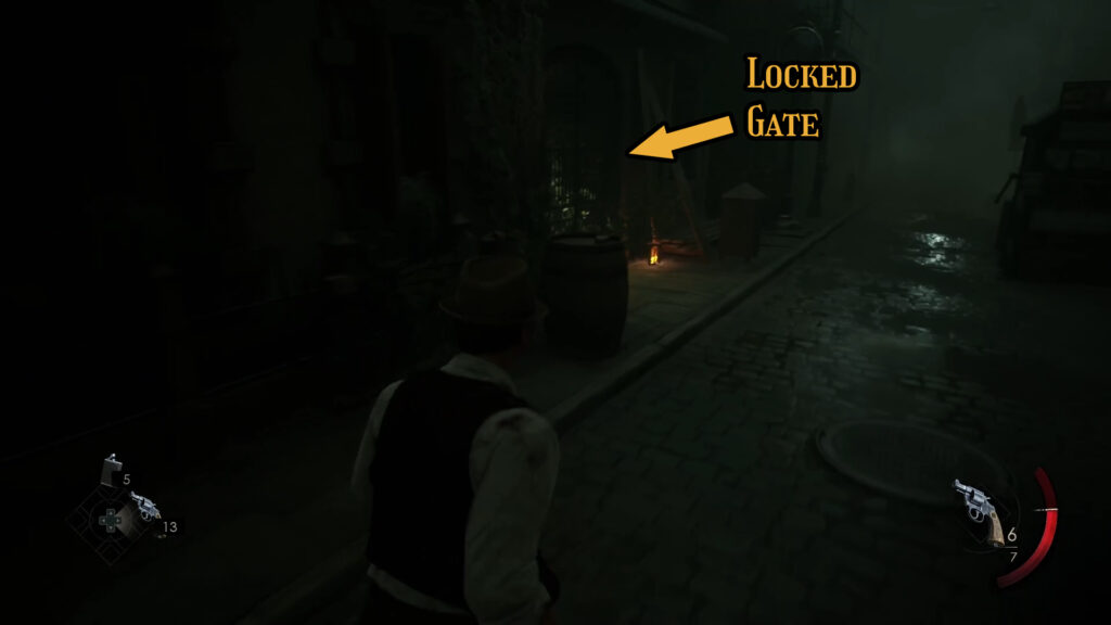 alone in the dark ju ju locked gate