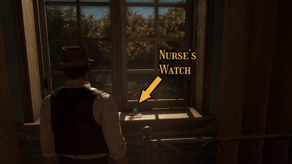 alone in the dark nurse's watch location