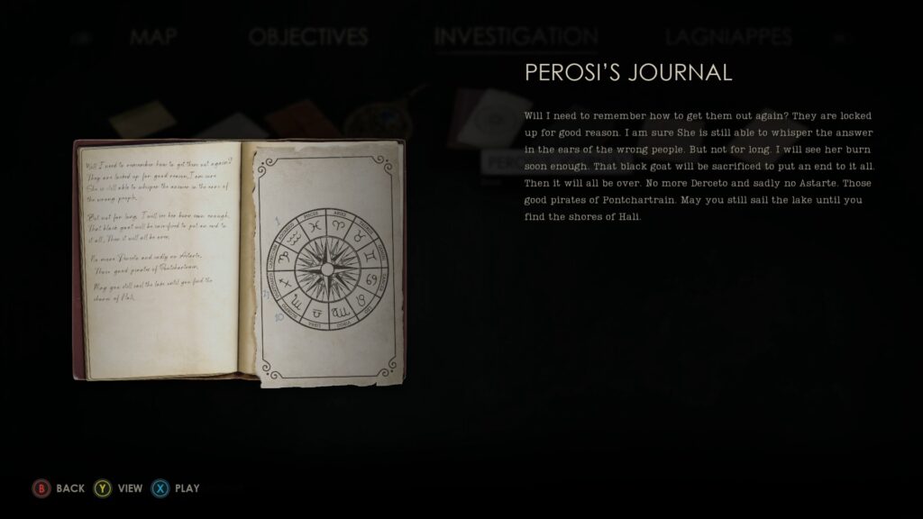 alone in the dark sarcophagus talisman perosis journal