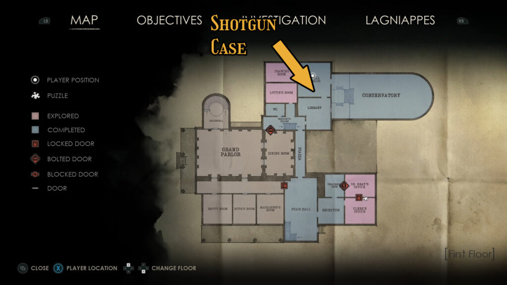 alone in the dark shotgun location map 1