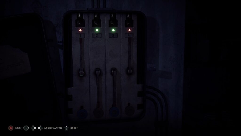 alone in the dark x ray puzzle circuit box start