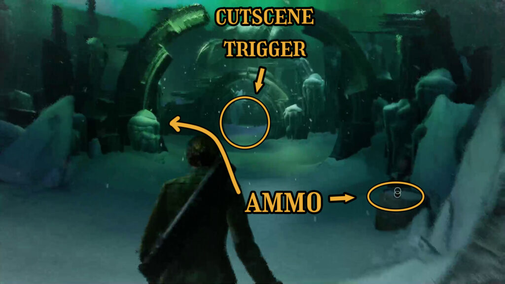 ammo spots and cutscene trigger greenland chapter 4 alone in the dark walkthrough