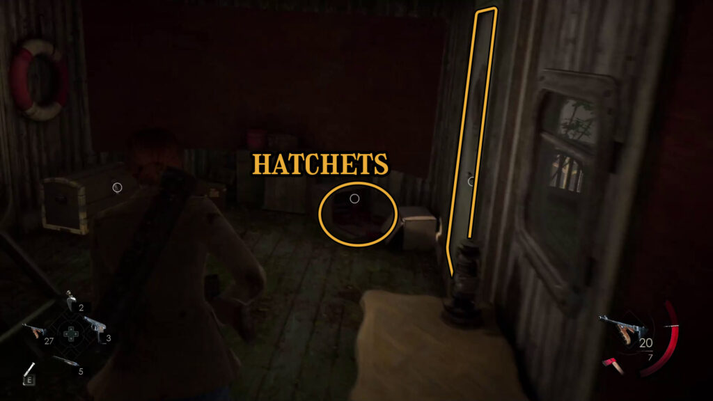 exit door and hatchets steamboat chapter 4 alone in the dark walkthrough v2