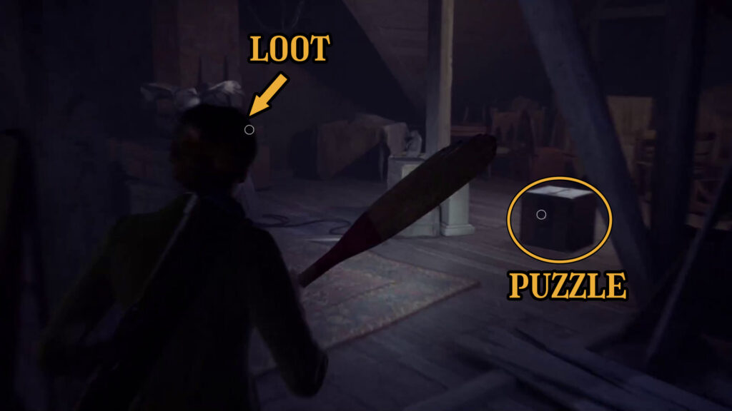 puzzle and loot in attic chapter 4 alone in the dark walkthrough