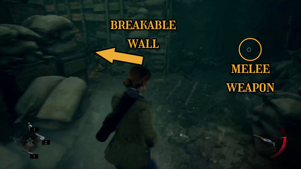 second sneak section emilys trench chapter 4 alone in the dark walkthrough