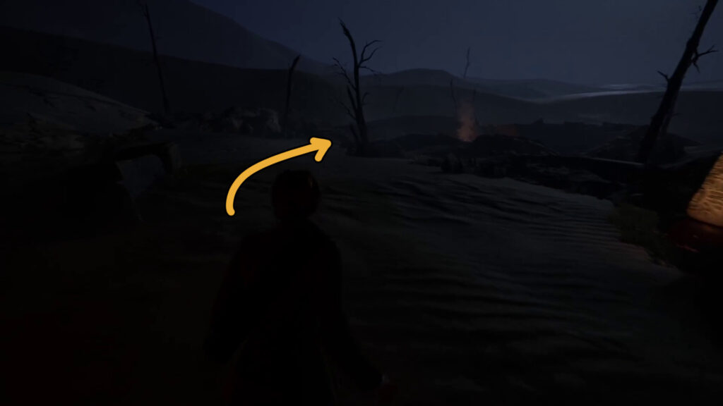 to the camp in the desert chapter 3 alone in the dark walkthrough