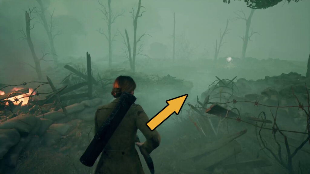 way forward to second sneak emilys trench chapter 4 alone in the dark walkthrough