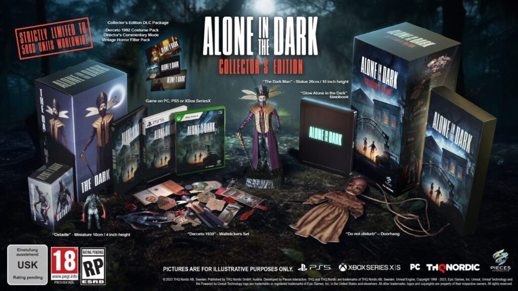 alone in the dark collector s edition contents