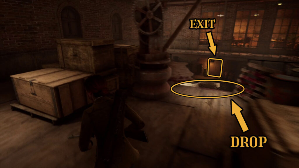 warehouse exit and drop location chapter 3 alone in the dark walkthrough