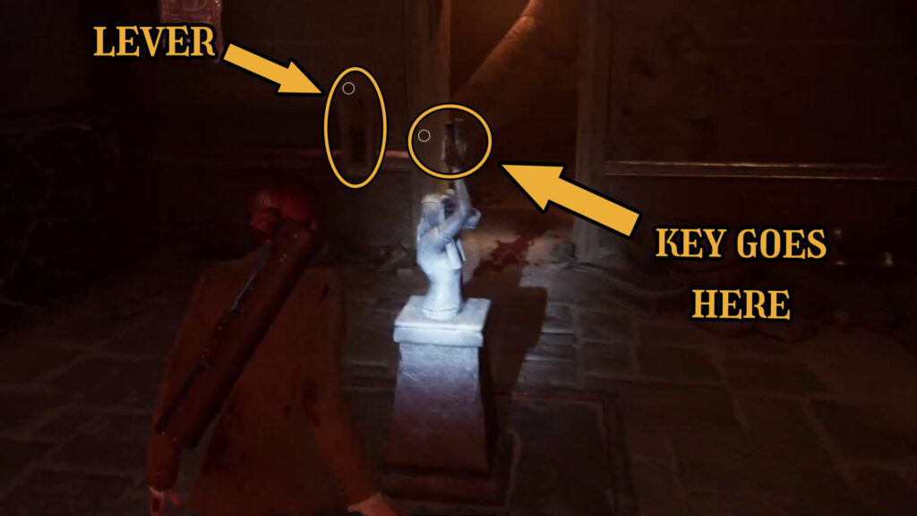where to use key the horizon sunken temple chapter 3 alone in the dark walkthrough