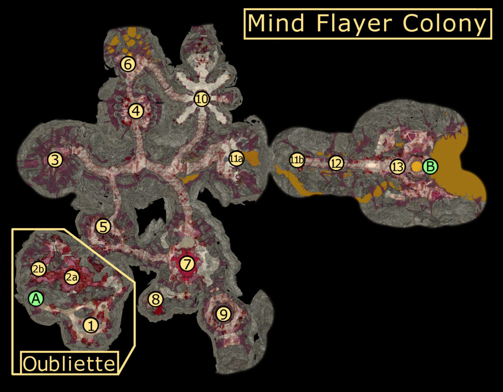 Mind Flayer Colony Map