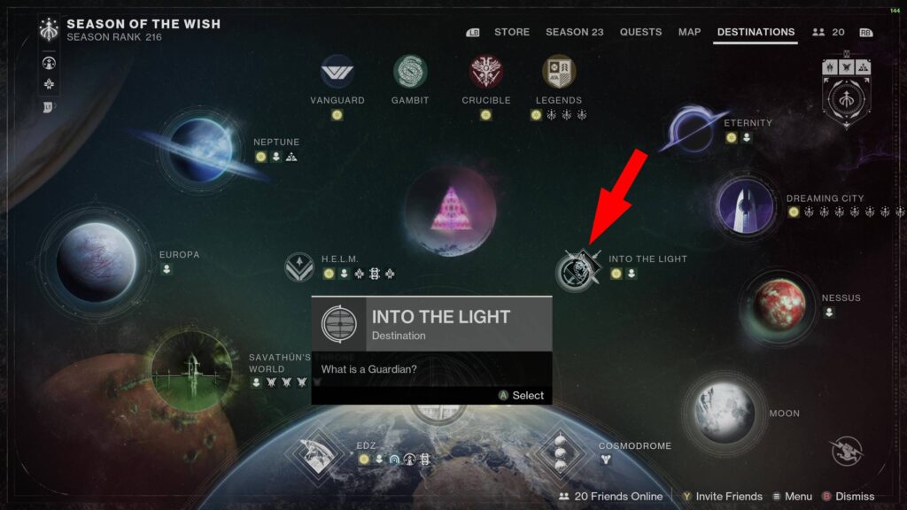 destiny 2 max level guide into the light node v1