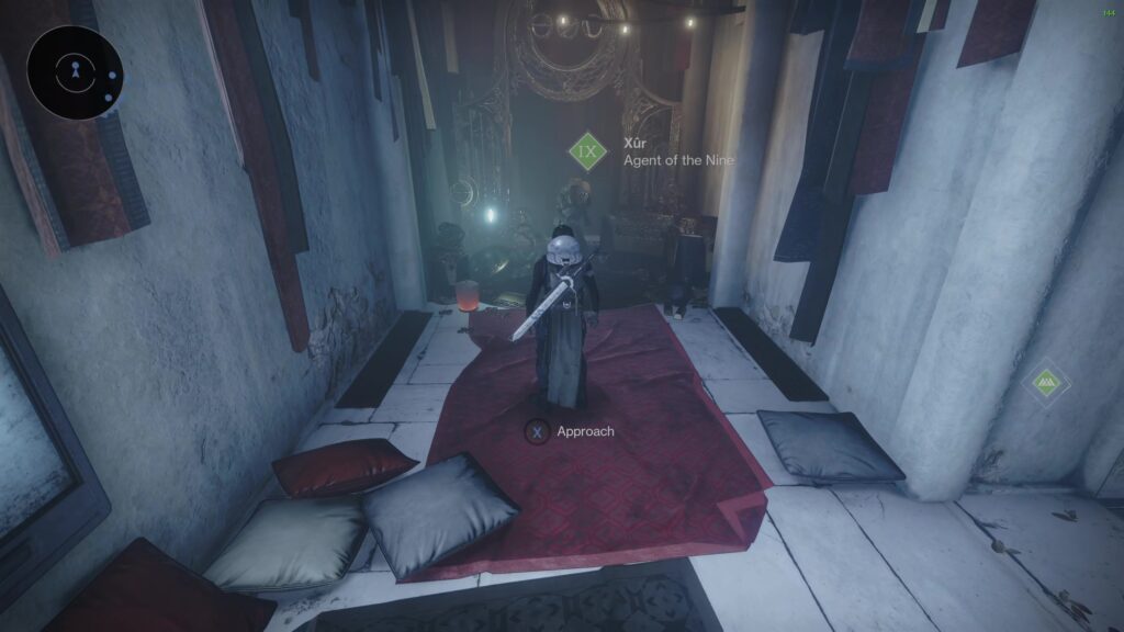 Xur’s Permanent Location in the Tower Bazaar – Destiny 2: The Final Shape