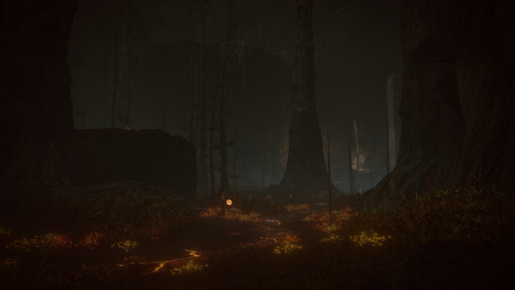 abyssal woods with winter lanterns scenery featured image walkthrough elden ring shadow of the erdtree