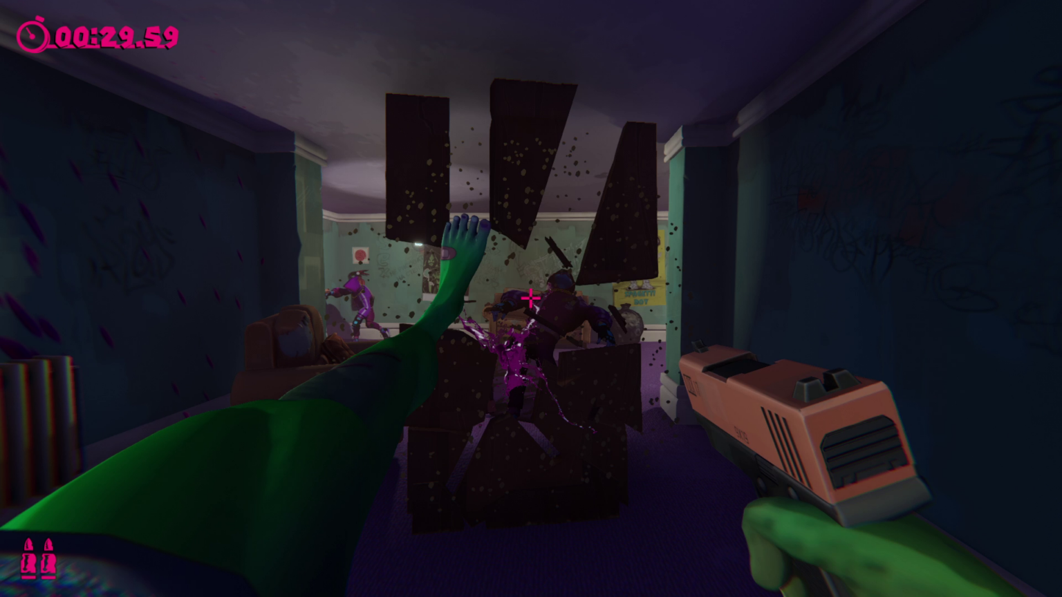 anger foot review featured image kicking door into guy