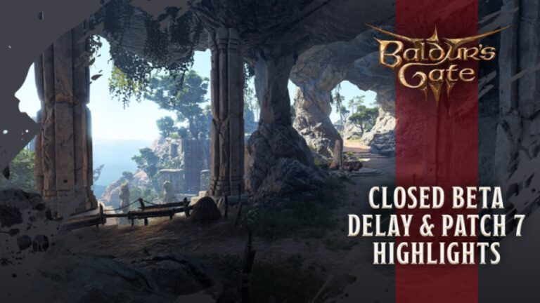 baldurs gate 3 closed beta delay patch 7 highlights featured image