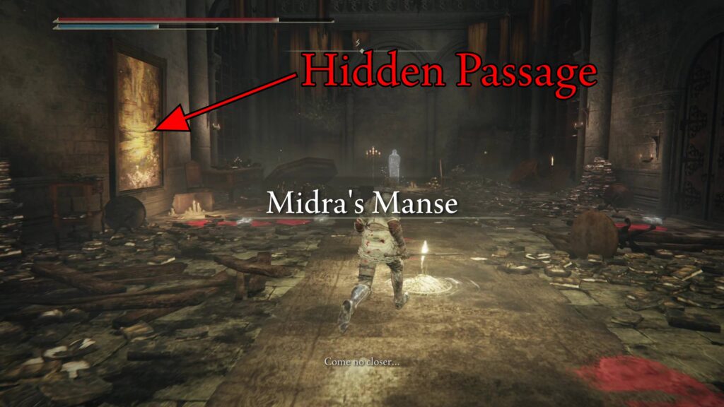 elden ring shadow of the erdtree midras manse passage behind painting v1